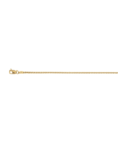 18CT Y/G D/C WHEAT 1.60mm/42cm